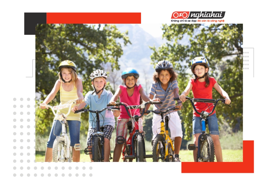 Chọn kích thước xe đạp phù hợp với trẻ