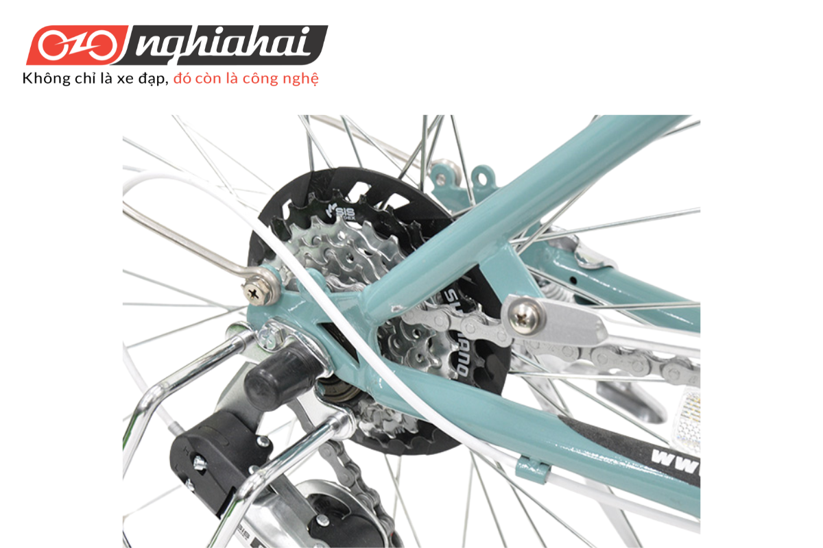 Hệ thống truyền động của xe đạp Triangle MX