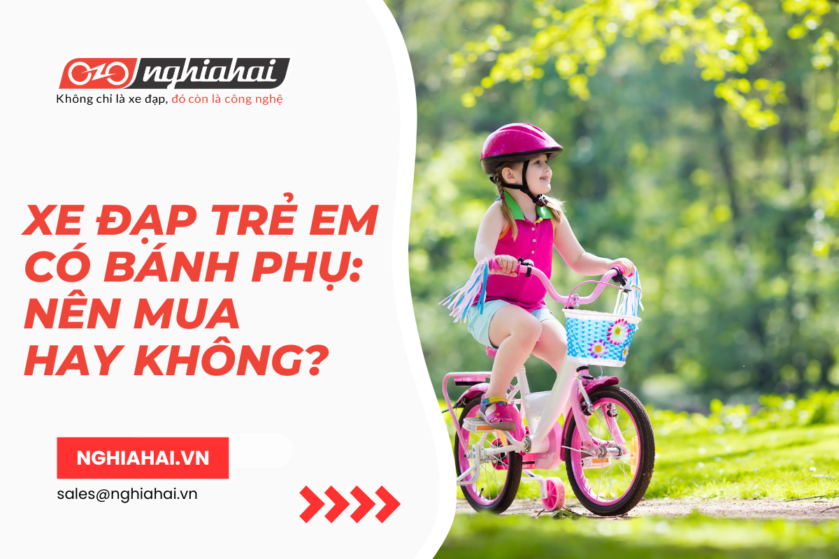 Xe đạp trẻ em có bánh phụ: Nên mua hay không?